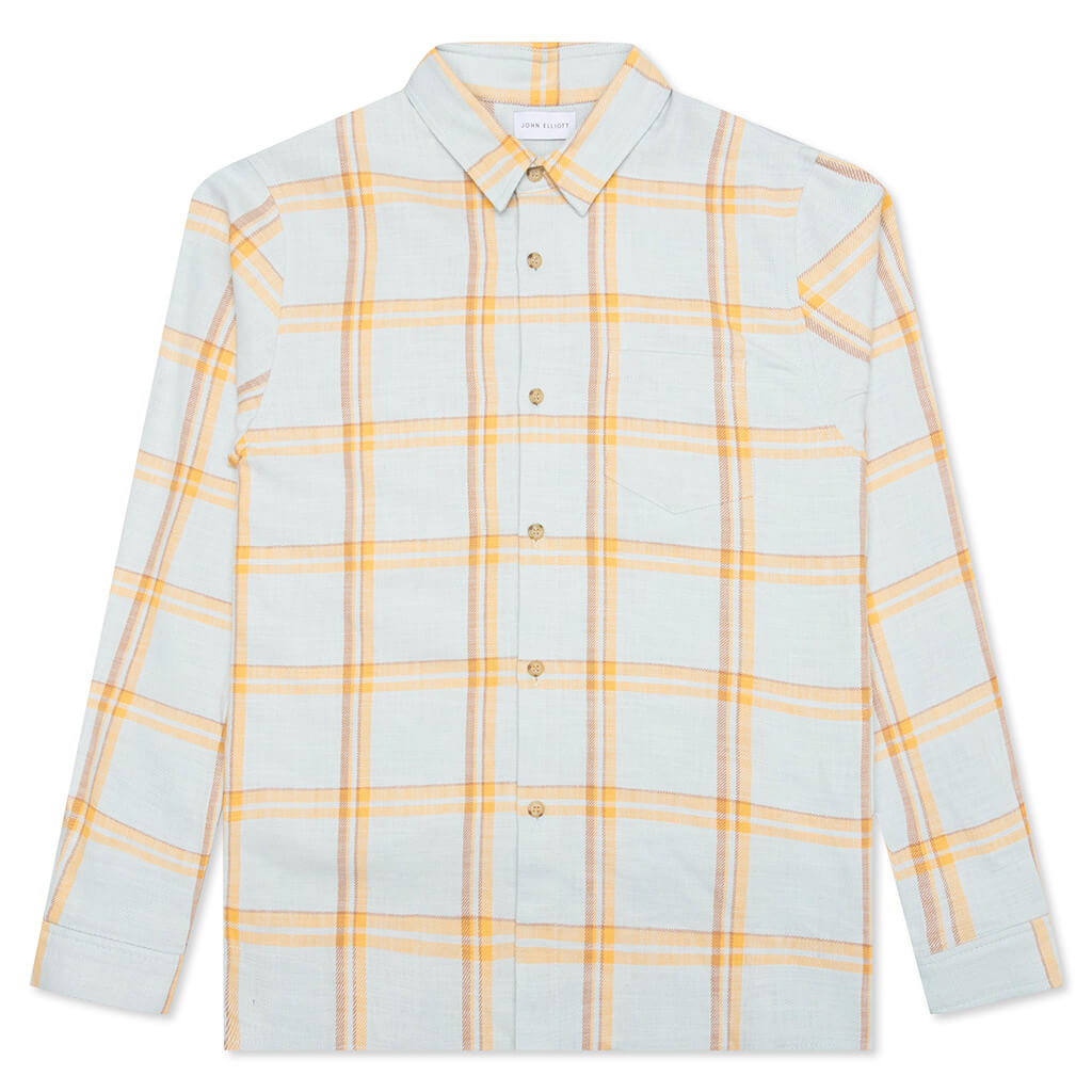 Sly Straight Hem Shirt - Blue/Yellow, , large image number null