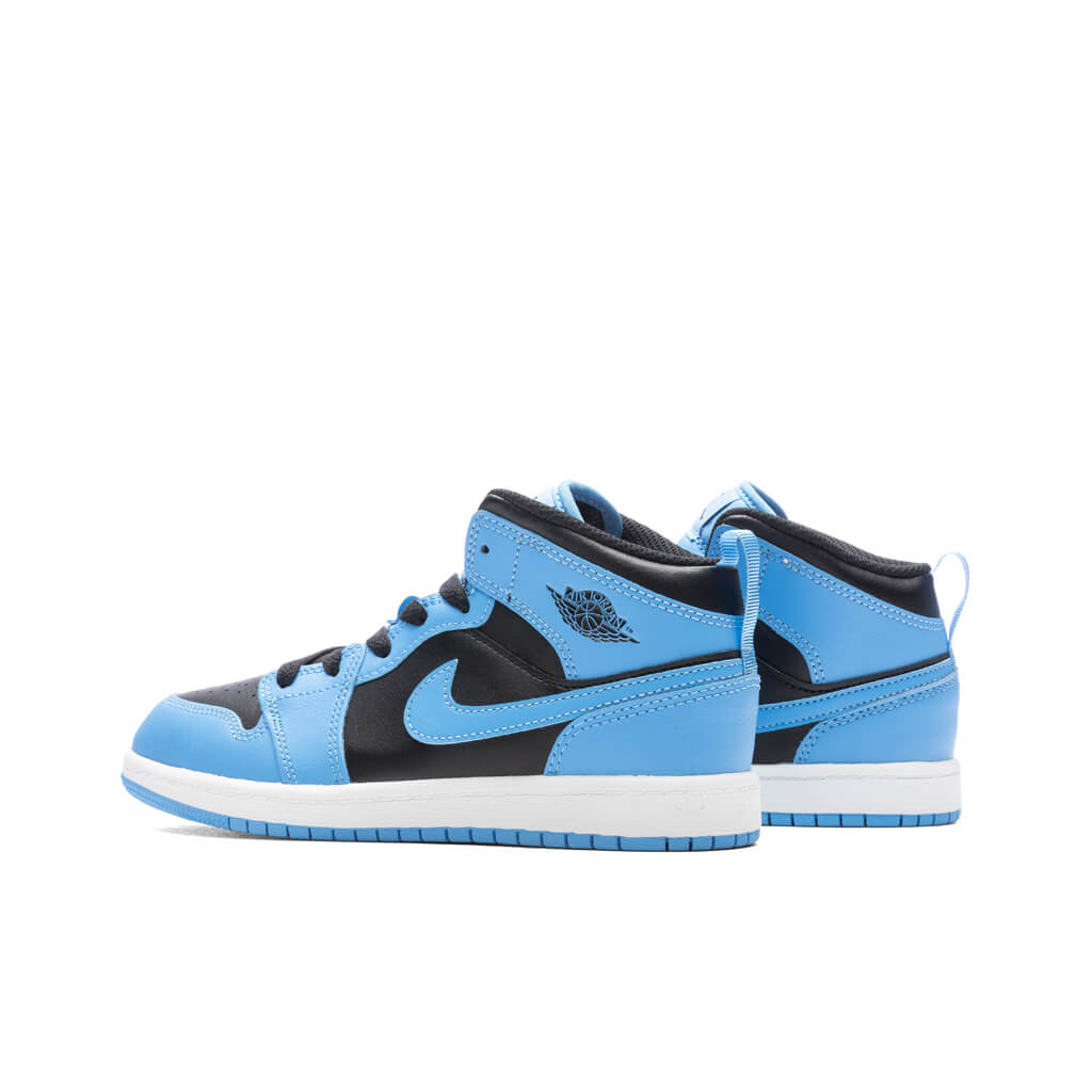 Jordan 1 Mid (PS) - University Blue/Black/White, , large image number null