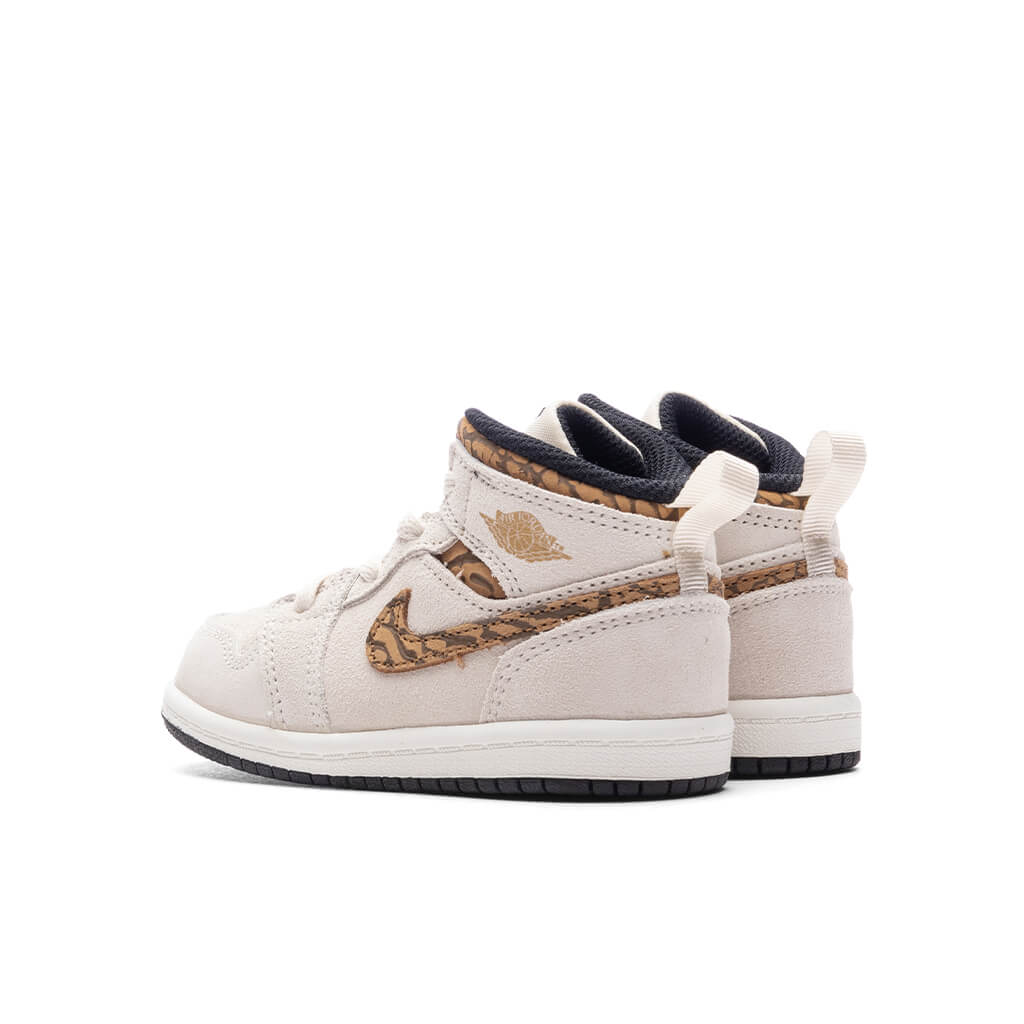 Air Jordan 1 Mid (TD) - Light Orewood Brown/Metallic Gold/White, , large image number null