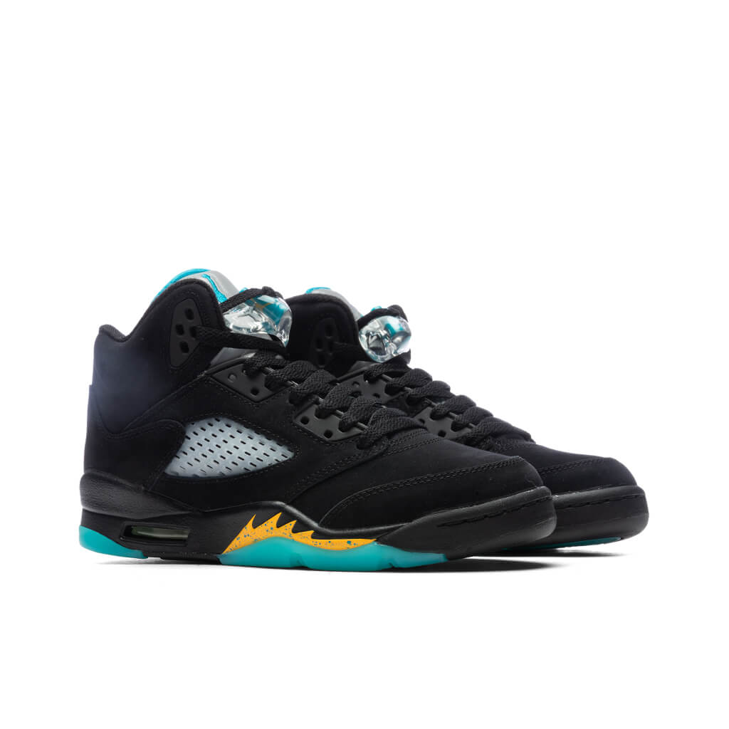 Air Jordan 5 Retro (PS) Aqua - Black/Aquatone/Taxi