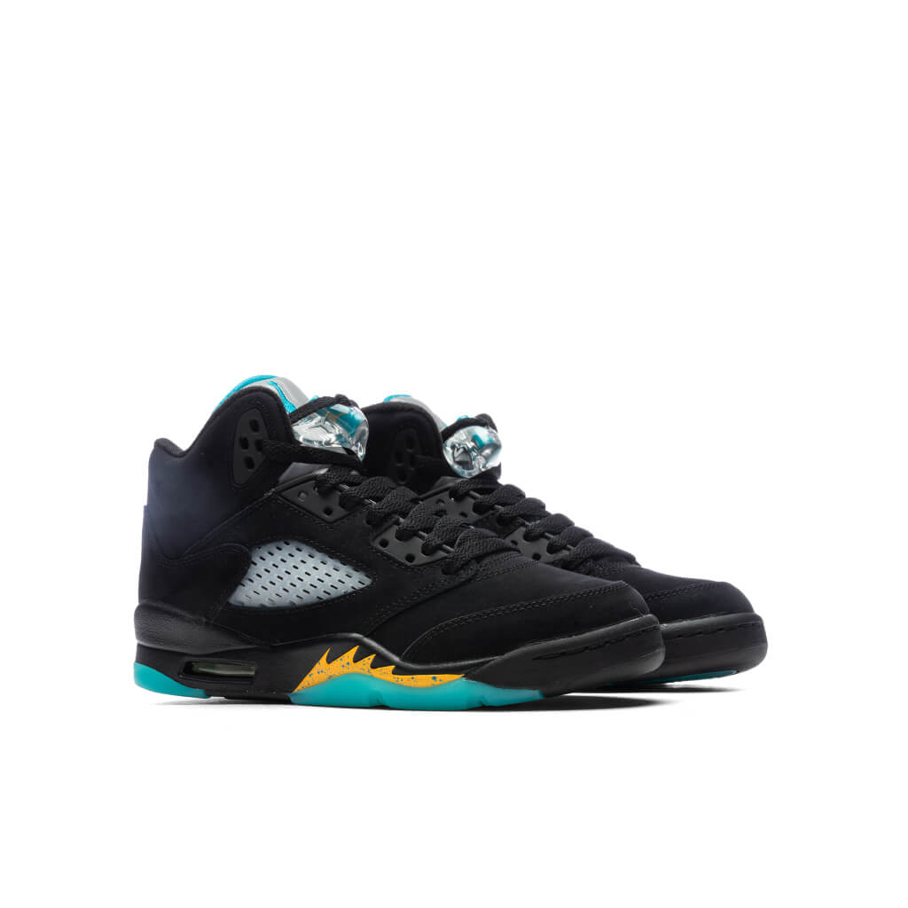 Air Jordan 5 Retro (TD) Aqua - Black/Aquatone/Taxi