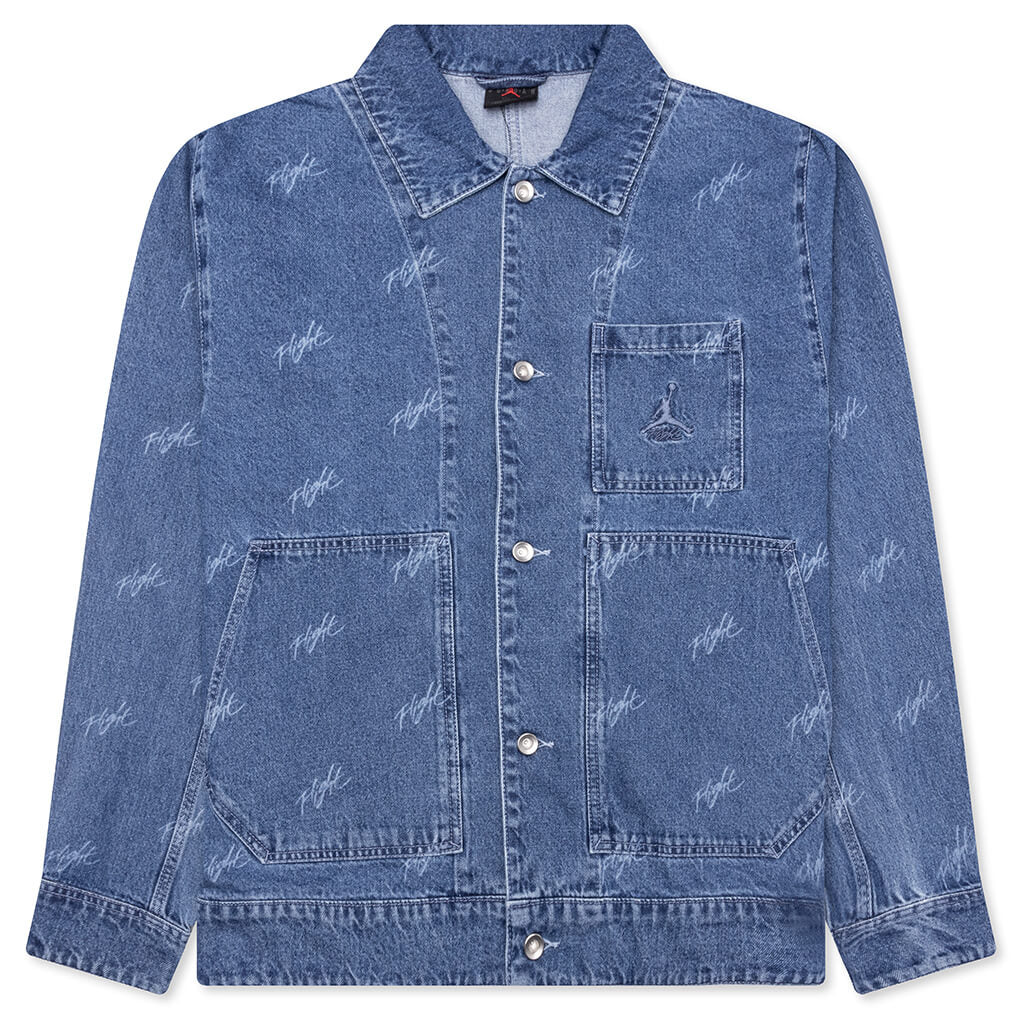 Jordan Flight Heritage Denim Jacket - Blue Grey