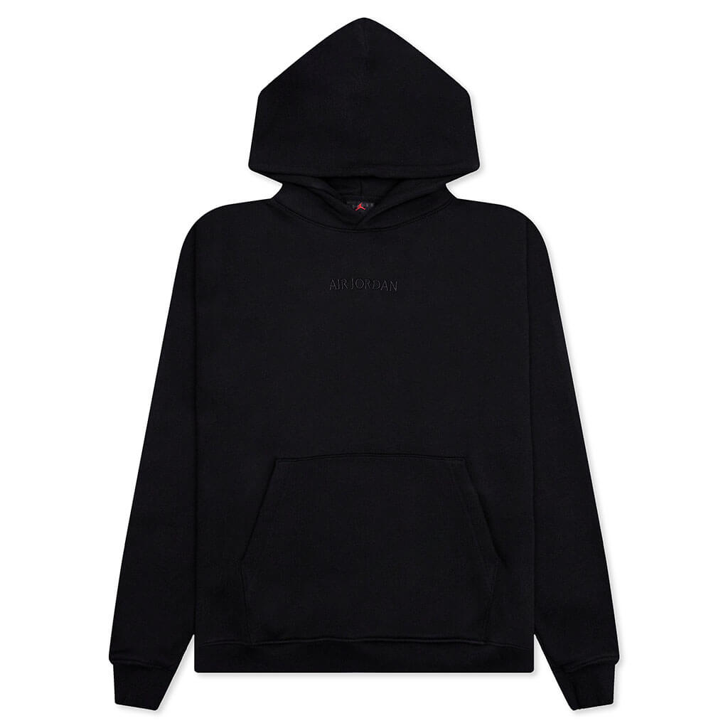 Wordmark Fleece Hoodie - Black