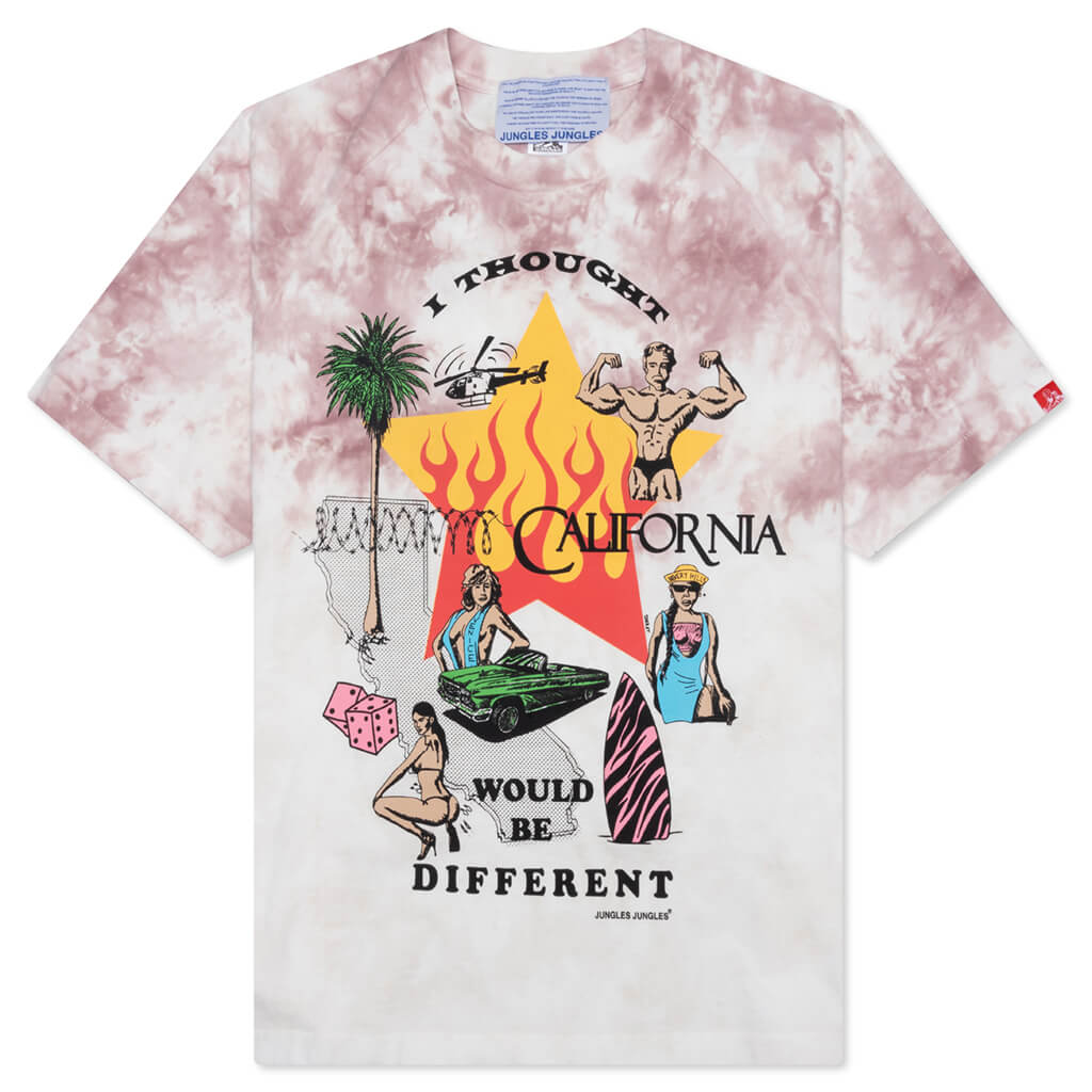 I Thought California Would Be Different Tee - Tie Dye