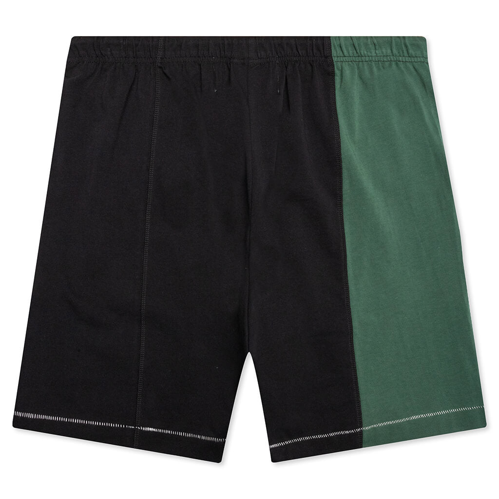 Television Split Jersey Shorts - Black/Green, , large image number null