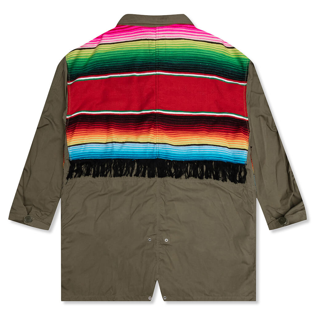 Coat - Khaki/Red/Green, , large image number null