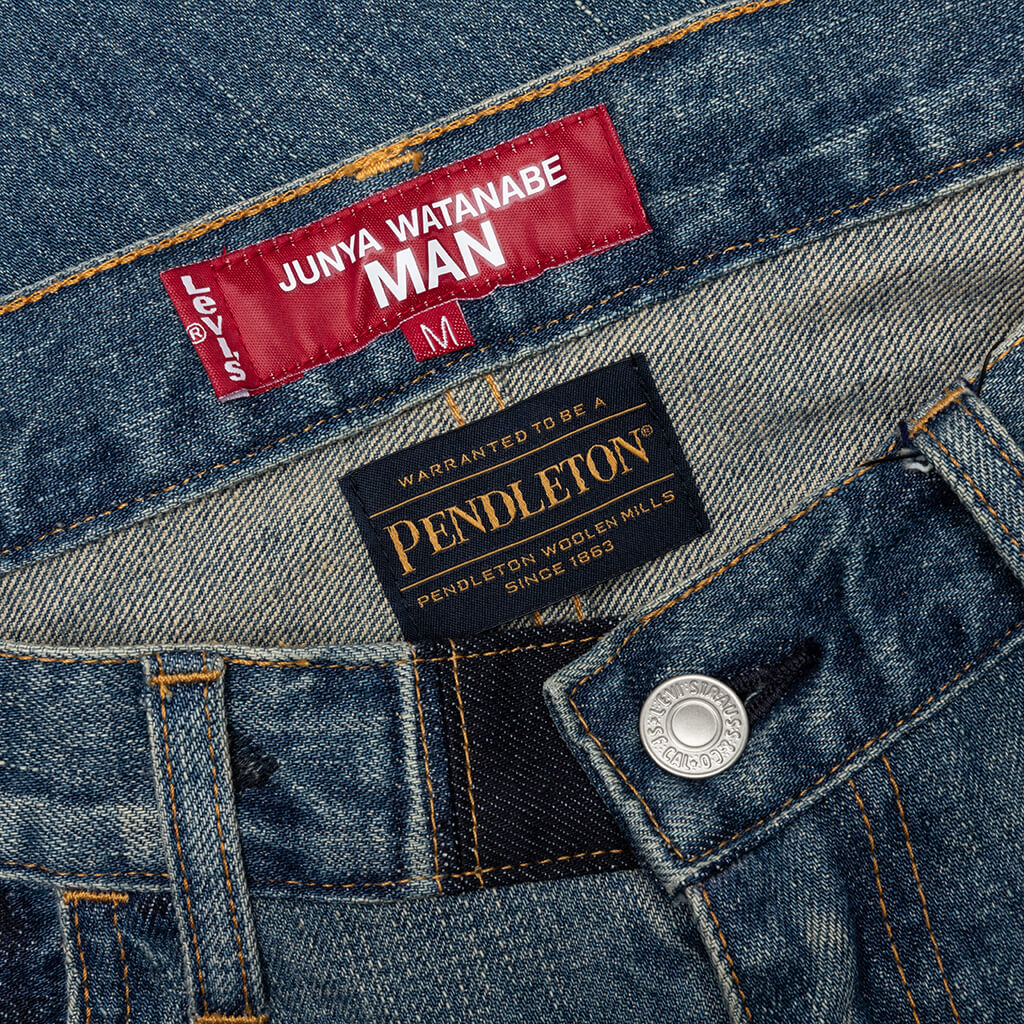 Junya Watanabe MAN x Levis Pants - Indigo/Multi, , large image number null