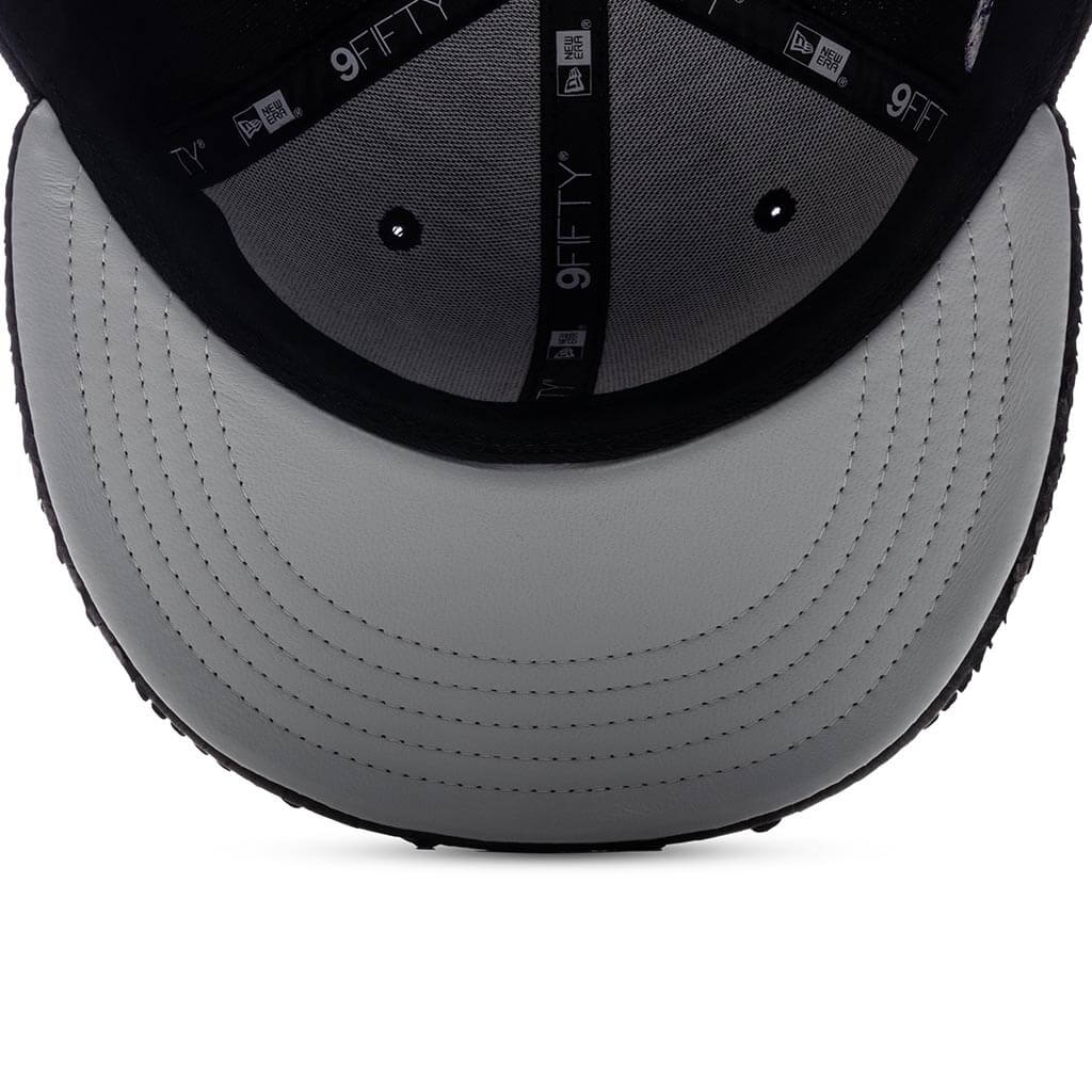 Just Don x Usher Super Bowl LVIII 9FIFTY Snapback Hat - Black/Black Python, , large image number null