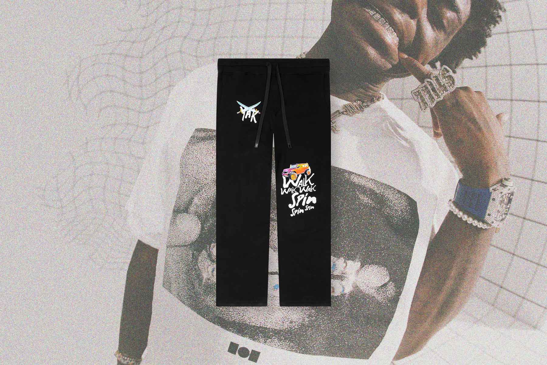 Nahmias x Kodak Black KTB Sweatpants - Black, , large image number null