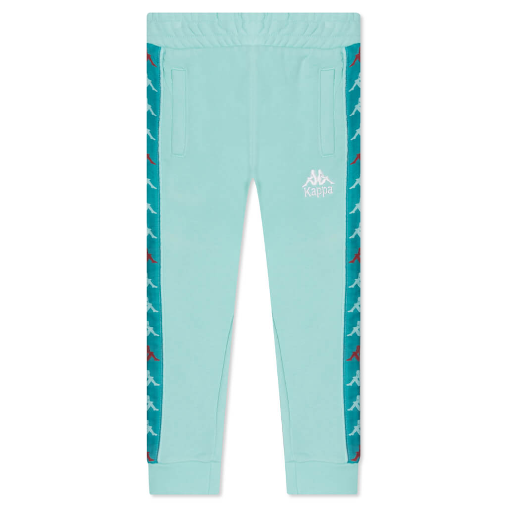 Kid's 222 Banda Alanz 3 Sweatpants - Green Water/Blue Peacock/Red Toreador