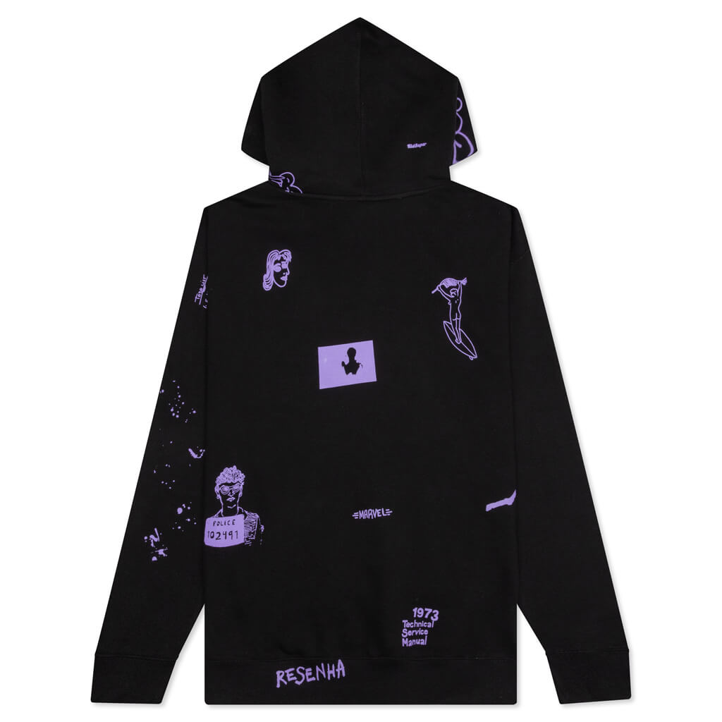 Allover Hoodie - Black