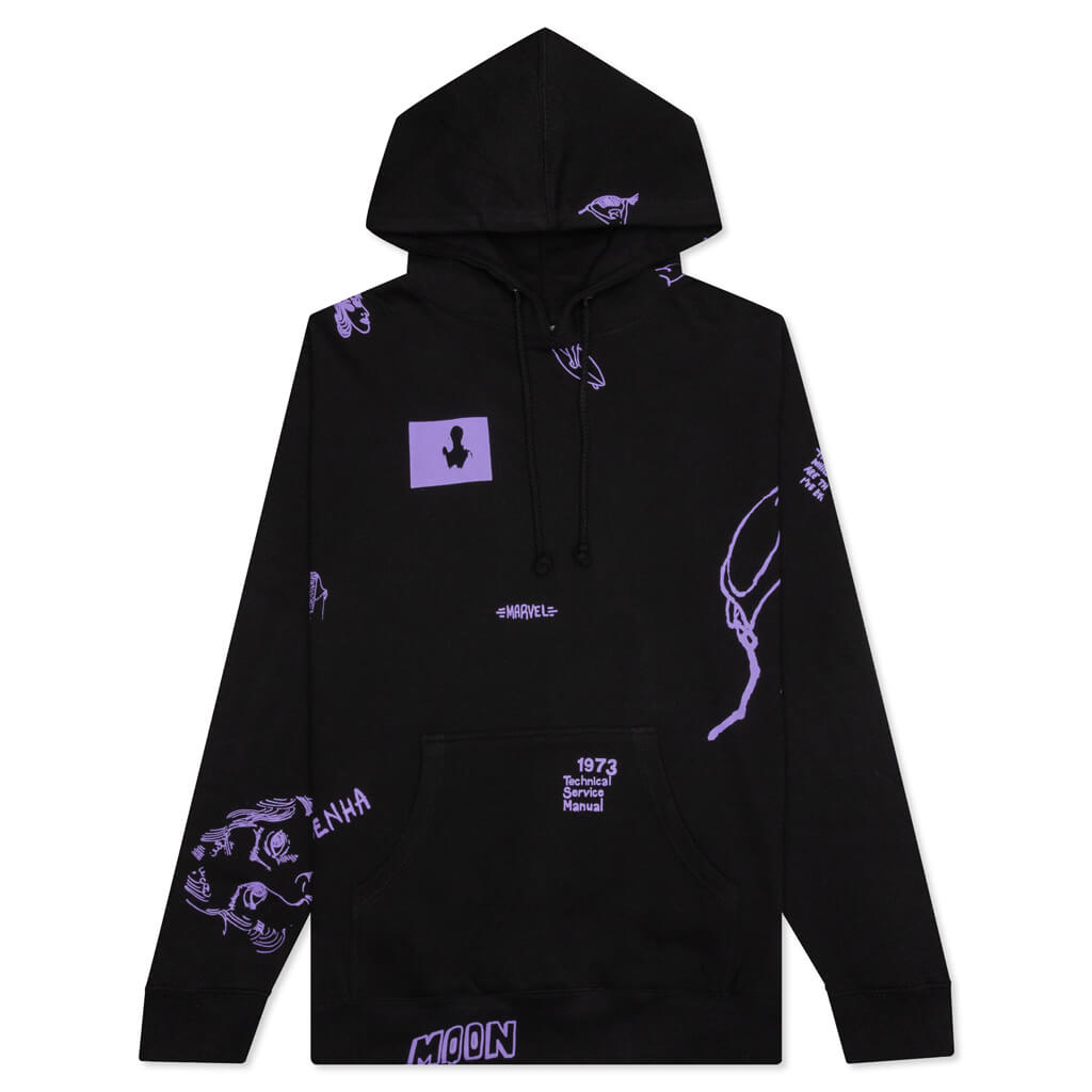 Allover Hoodie - Black