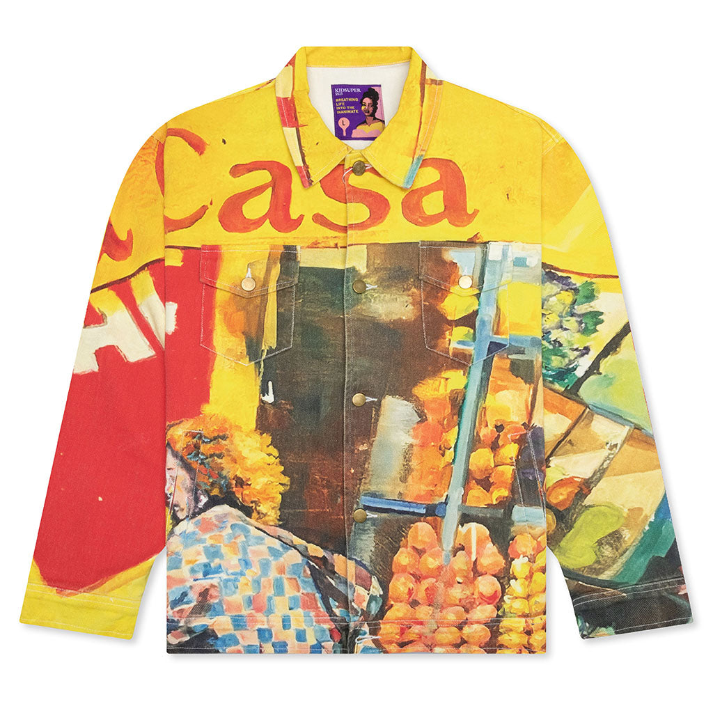 La Casa Denim Jacket - Yellow