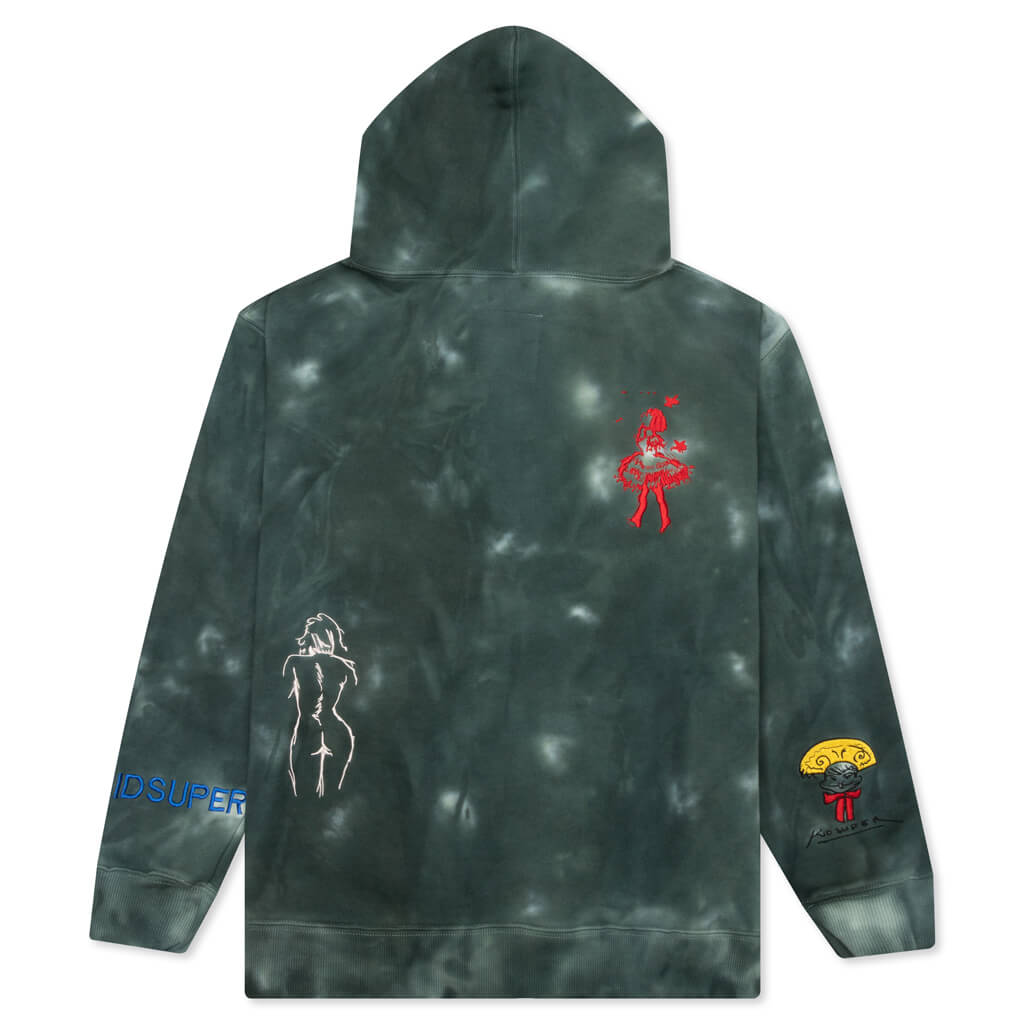 Super Hoodie - Slate Tie Dye