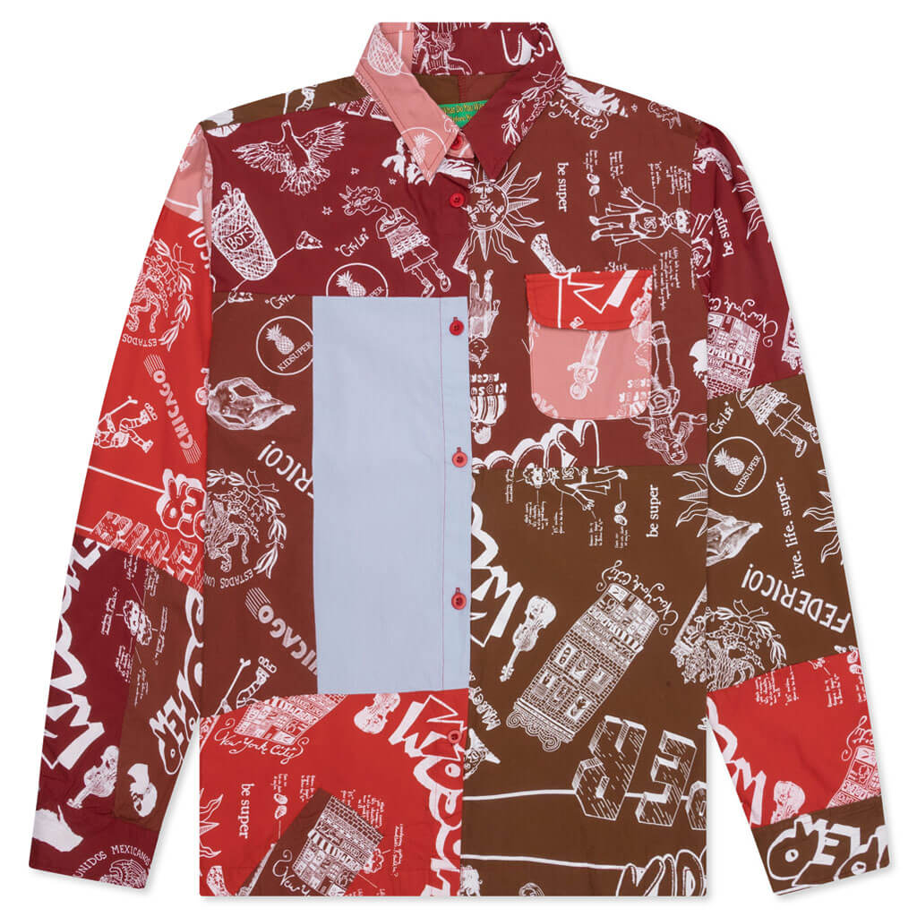 Super Patchwork Jacket - Red