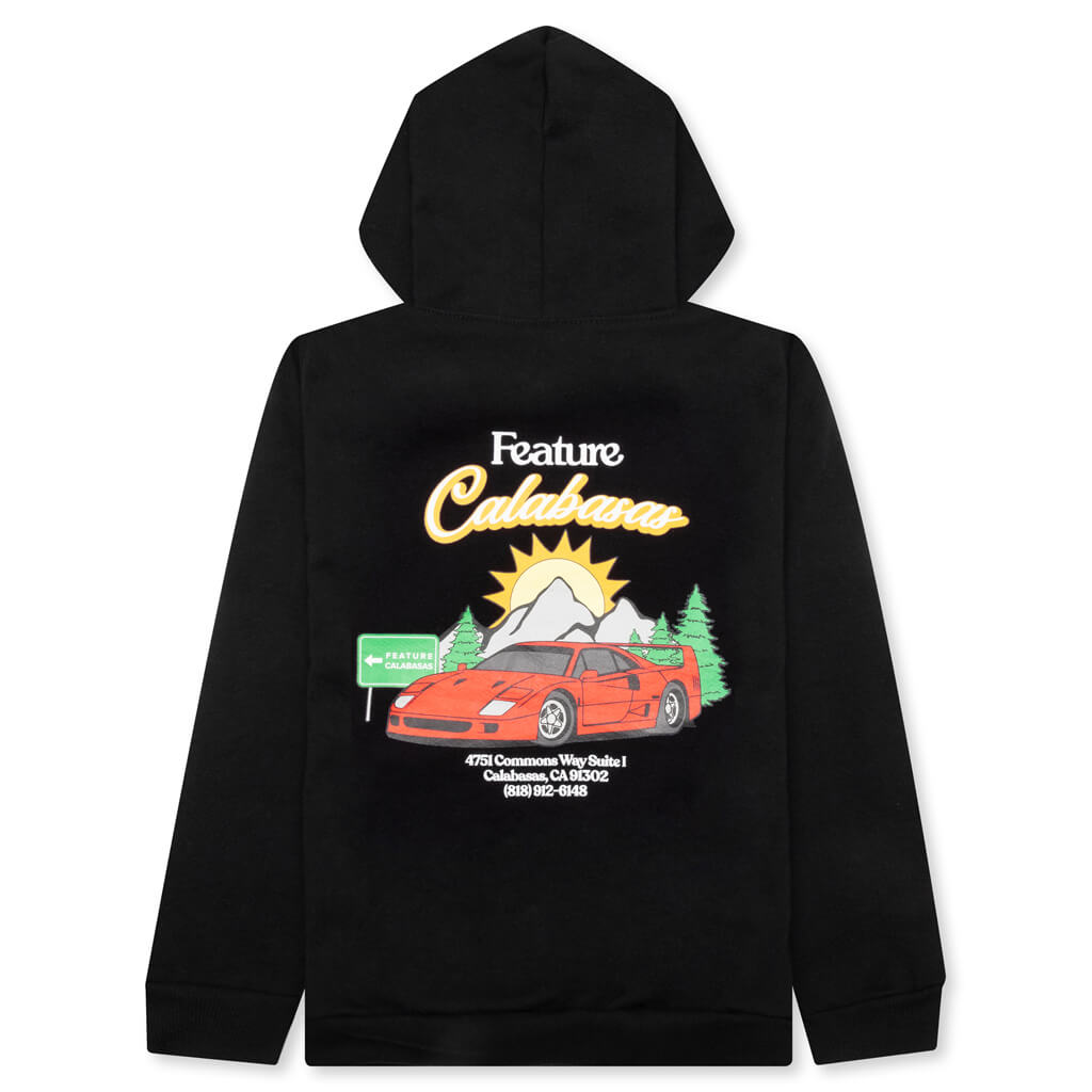 Kids C-40 S/S Hoodie - Black