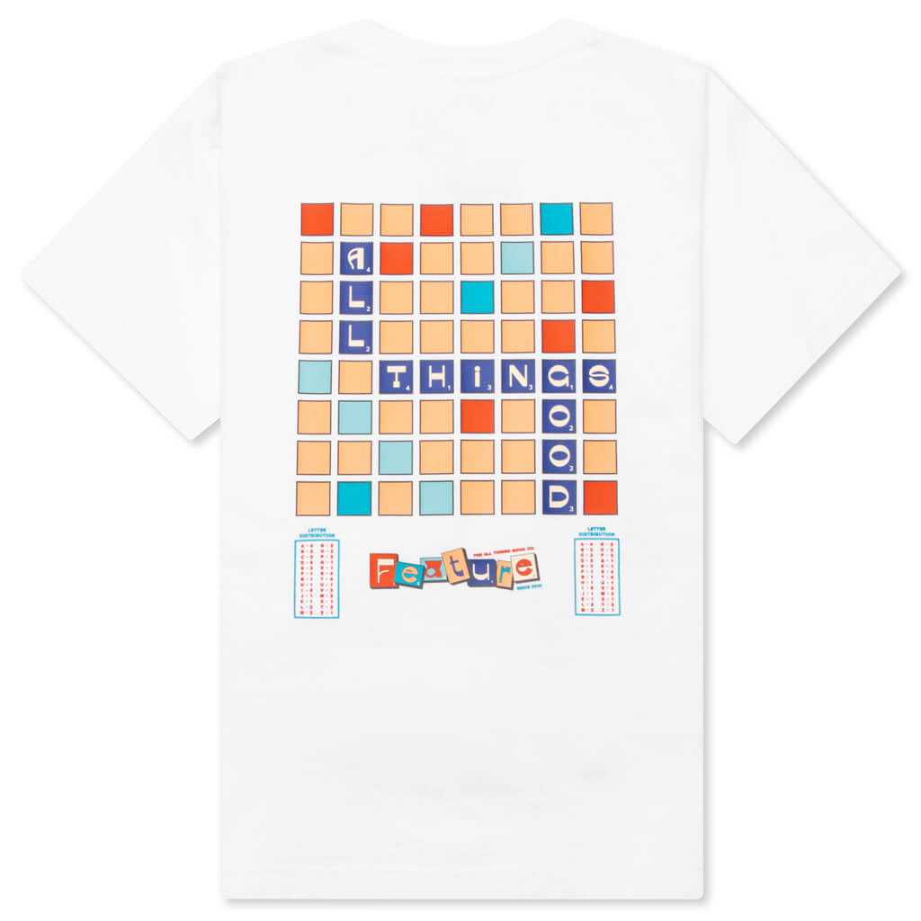 Kids Scrabble Tee - White