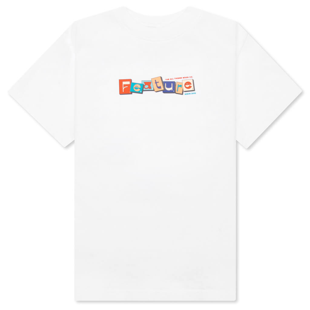 Kids Scrabble Tee - White, , large image number null