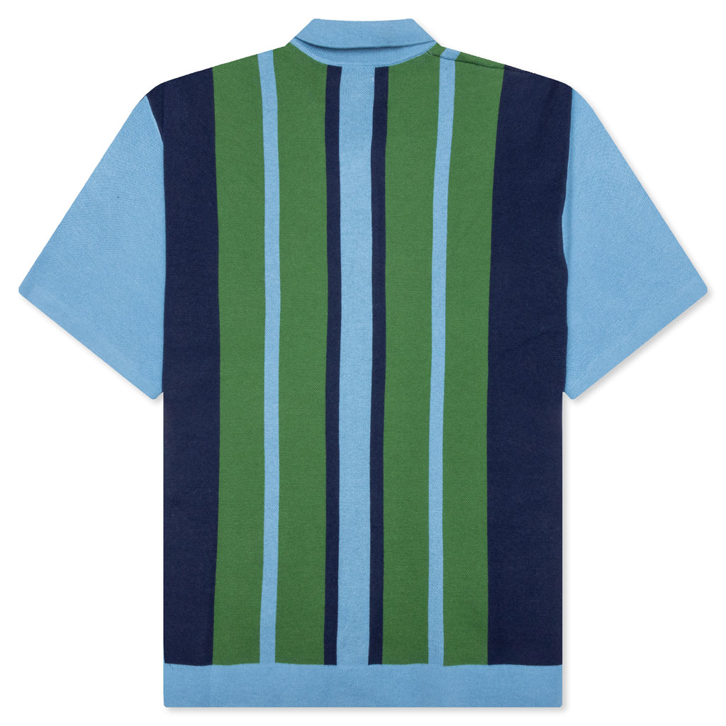 Knit Camp Collar - Blue