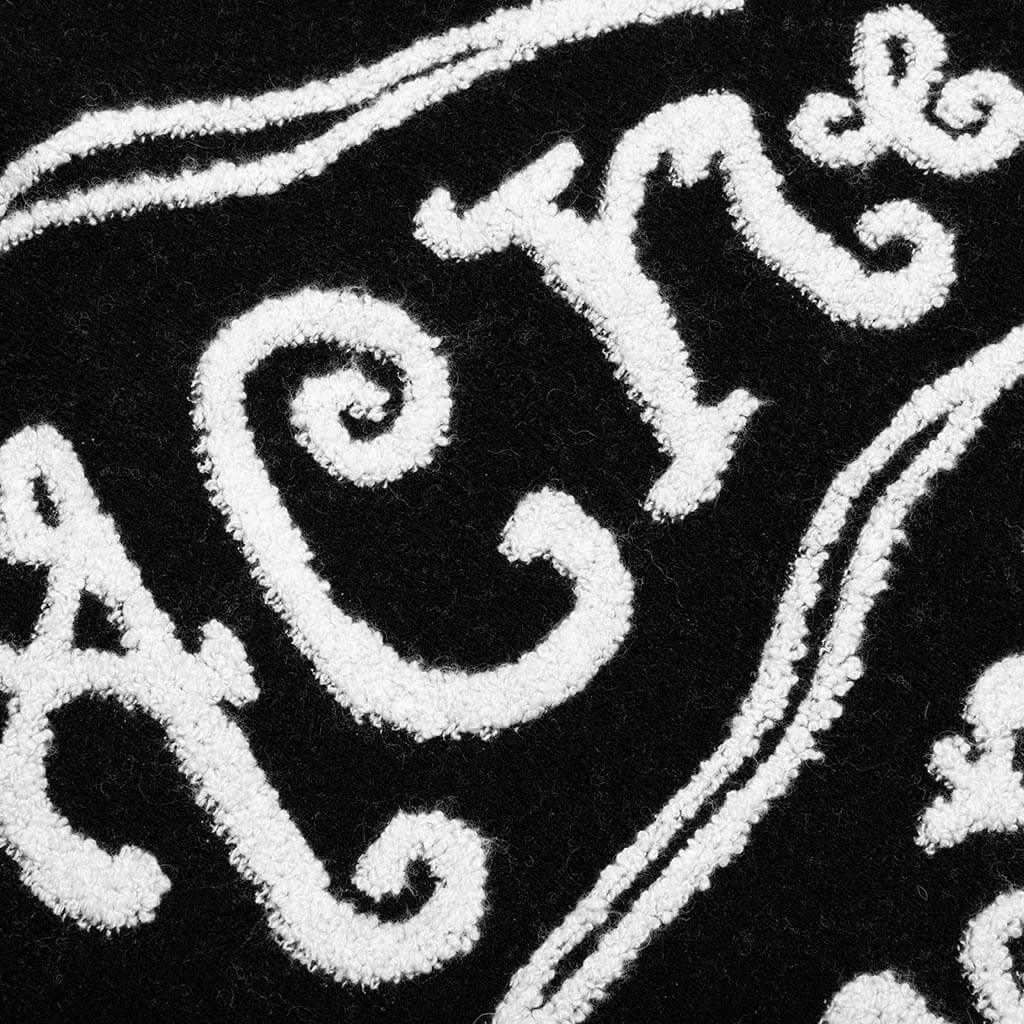 Jacquard Logo Jumper Sweater - Black/Ecru, , large image number null