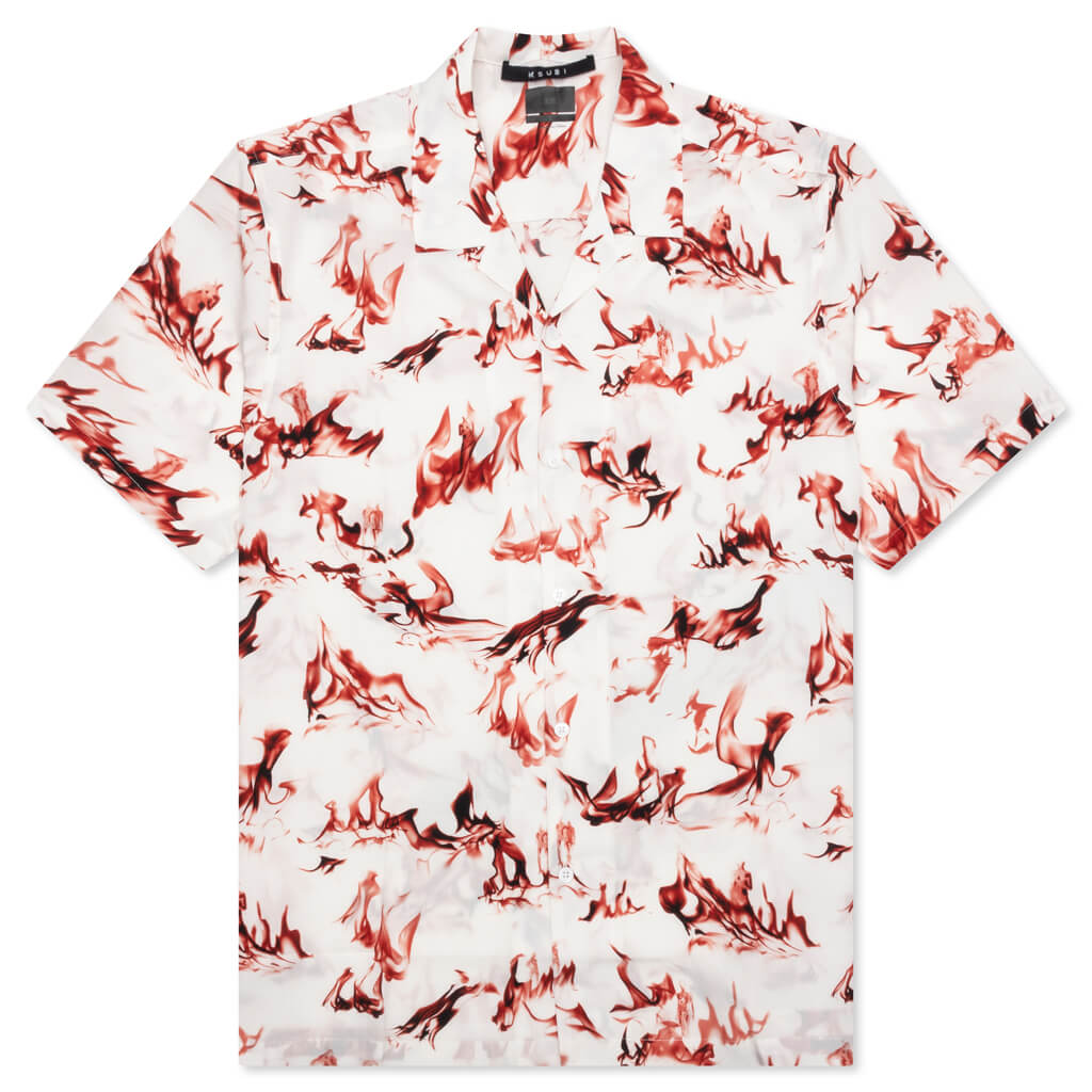 Burnt Resort S/S Shirt - White, , large image number null