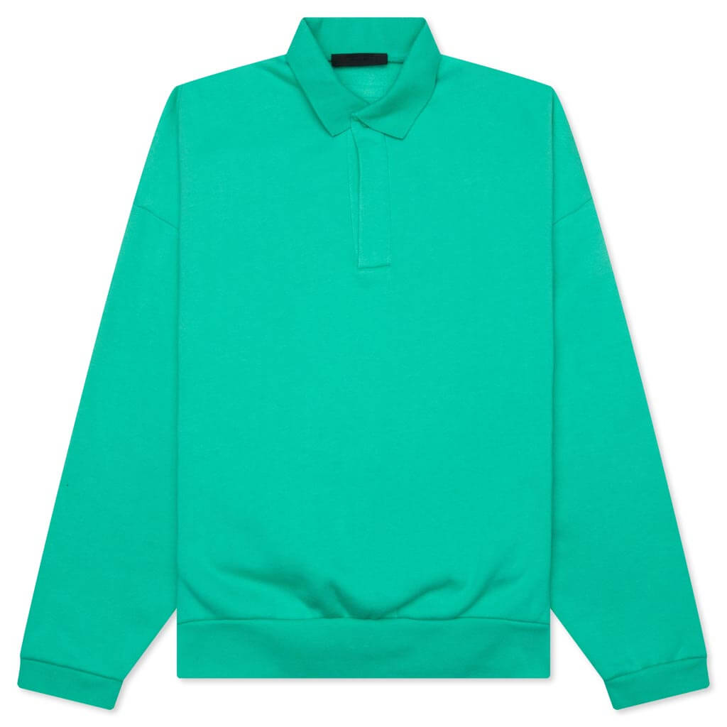 L/S Polo - Mint Leaf, , large image number null