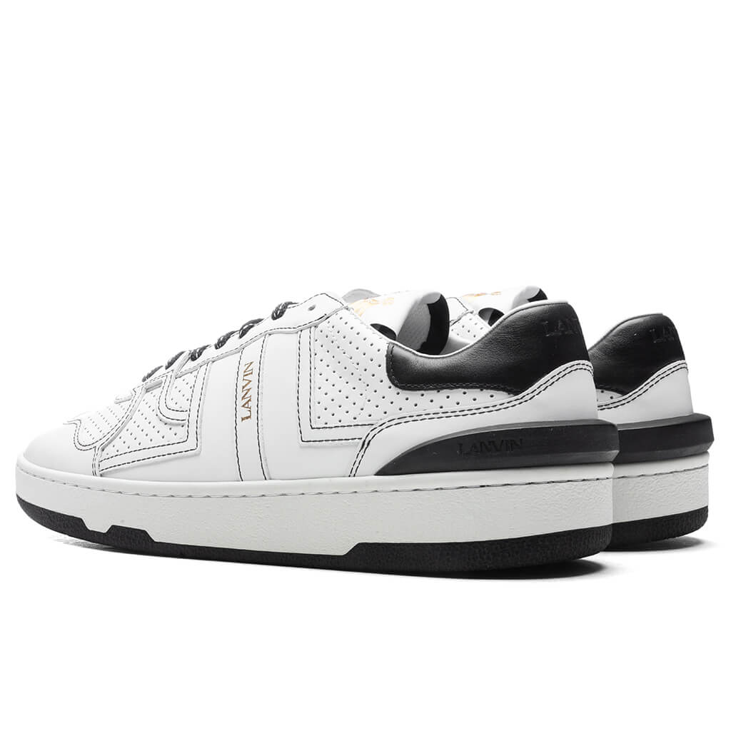 Clay Low Top Sneakers - White/Black, , large image number null