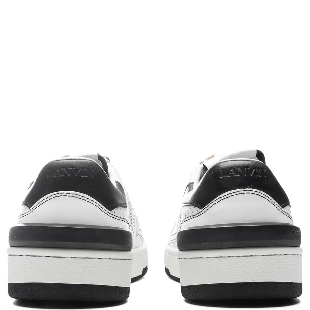 Clay Low Top Sneakers - White/Black, , large image number null