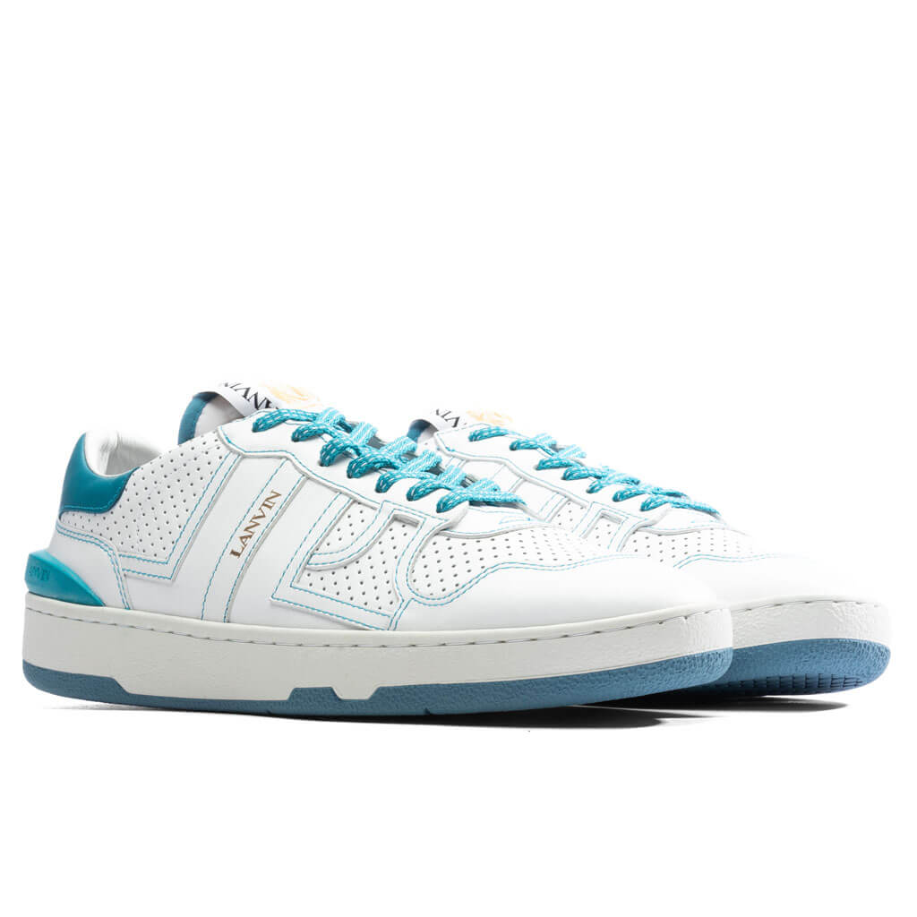 Clay Low Top Sneakers - White/Blue