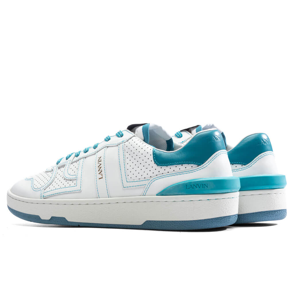 Clay Low Top Sneakers - White/Blue, , large image number null