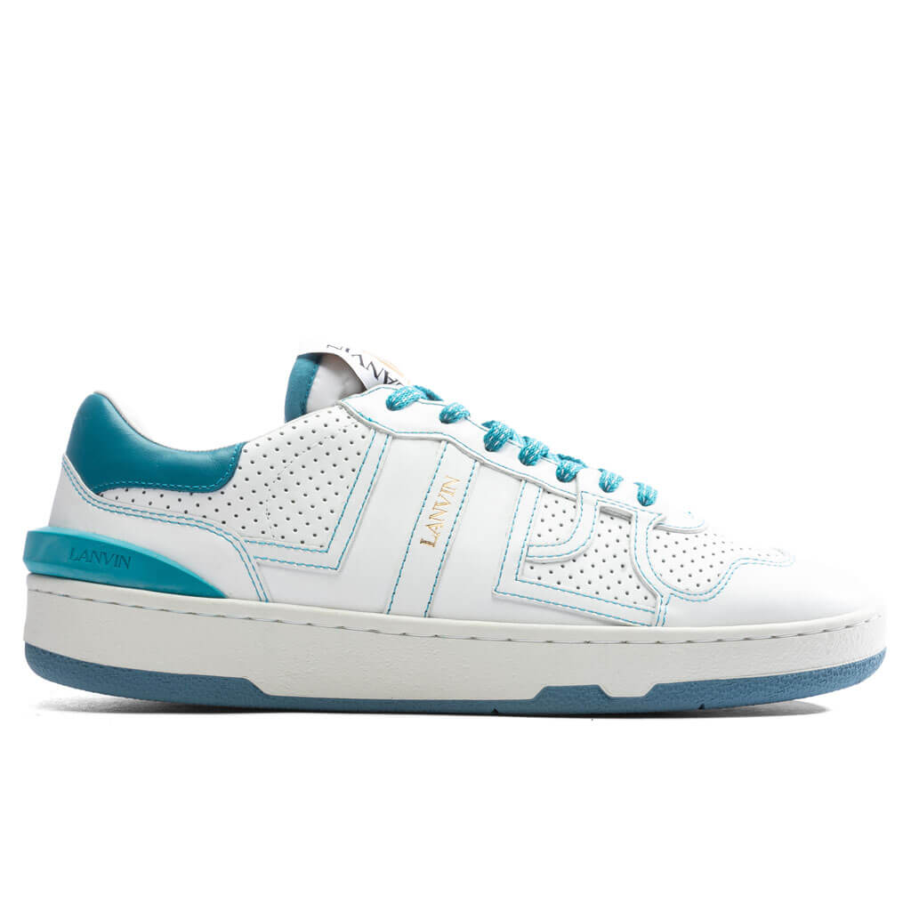 Clay Low Top Sneakers - White/Blue