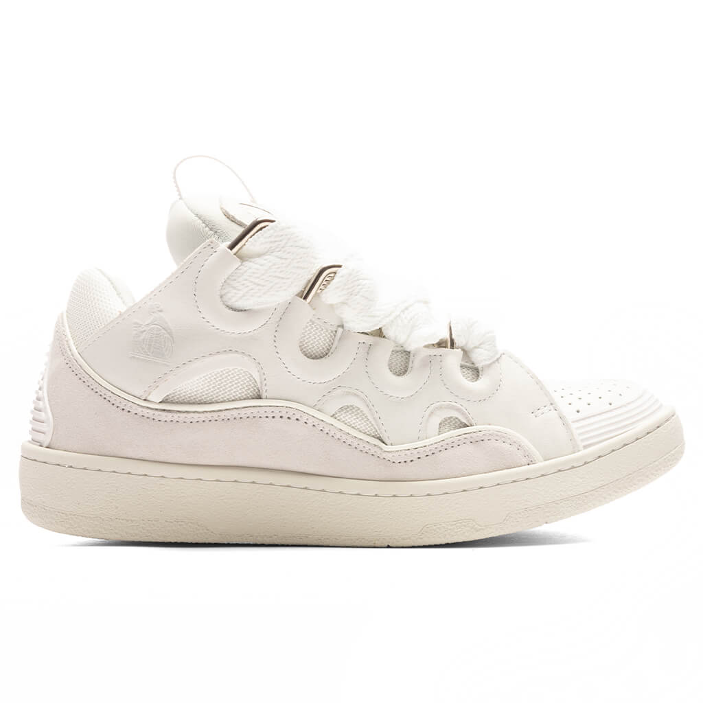 Curb Sneakers - White/White