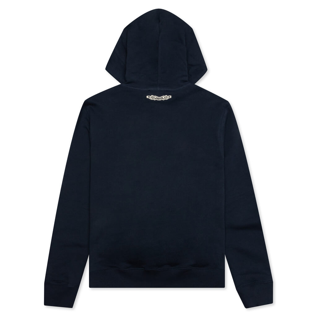 Printed Hoodie - Midnight Blue, , large image number null