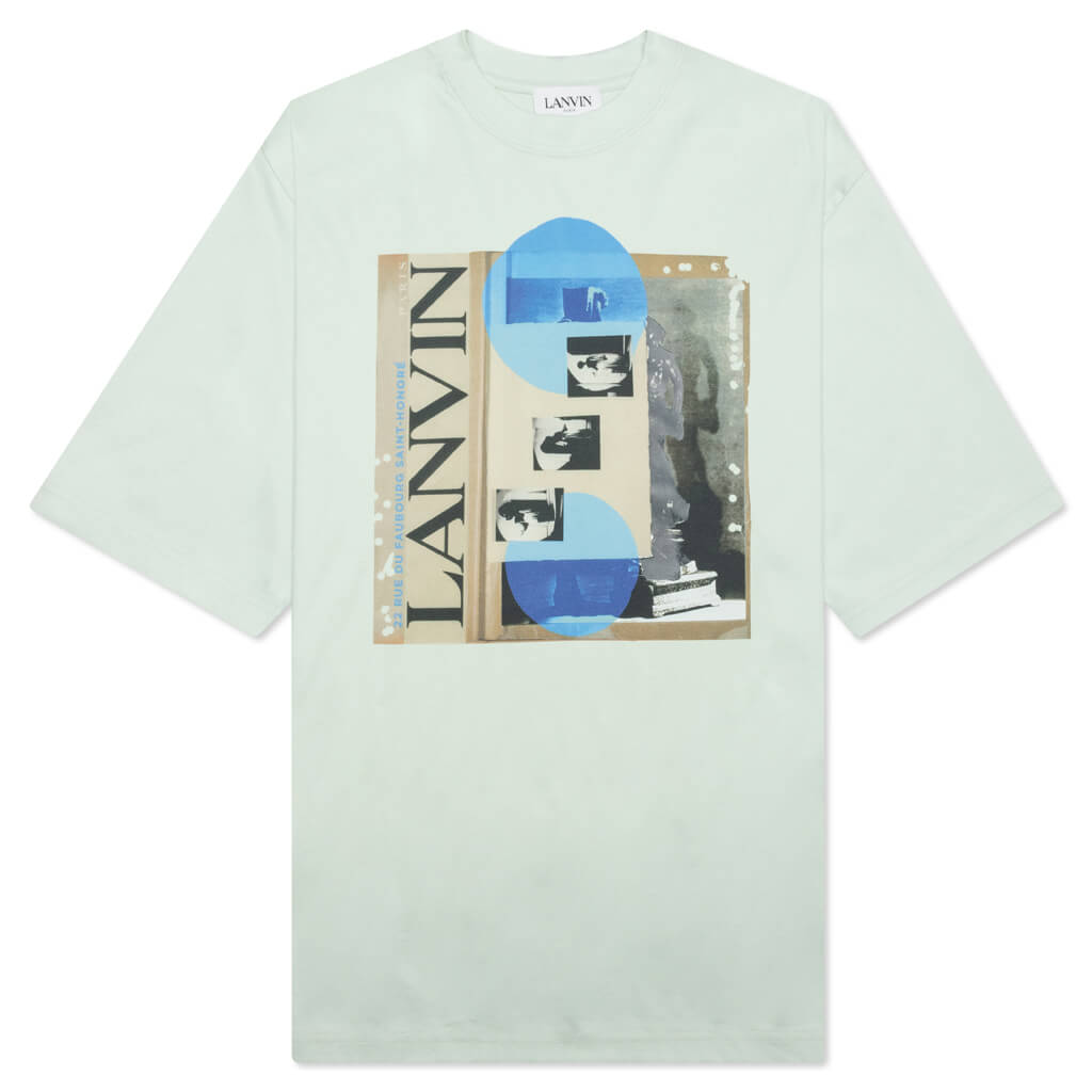 Seasonal Print T-Shirt without Pocket - Sage