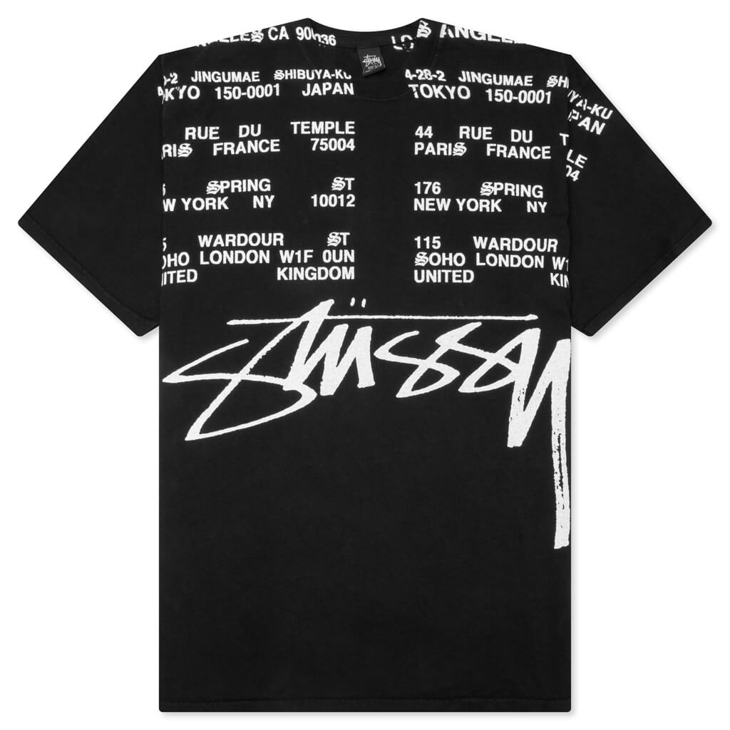 Locations Pigment Dyed Tee - Black