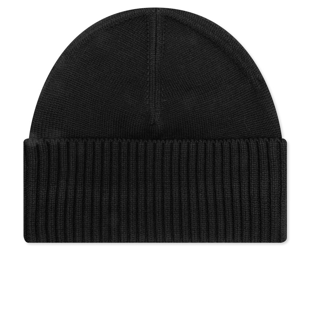 Logo Patch Beanie - Black, , large image number null