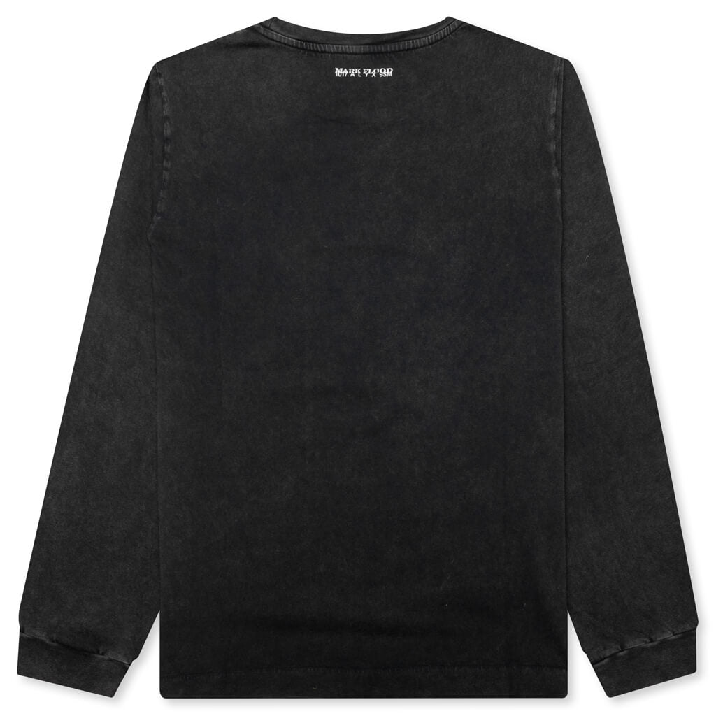L/S Graphic Tee - Washed Black, , large image number null