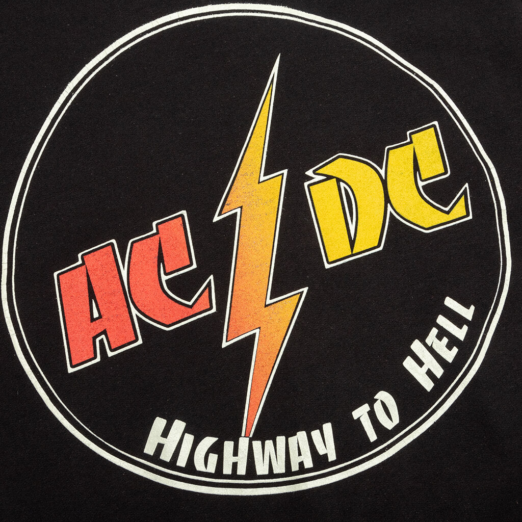 AC/DC Highway To Hell Crew Fleece - Coal Pigment, , large image number null