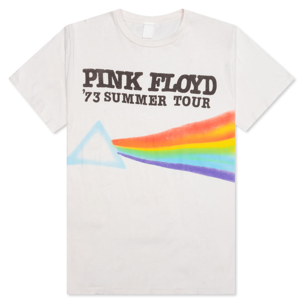 Pink Floyd Airbrush '73 Summer Tour Tee - Vintage White