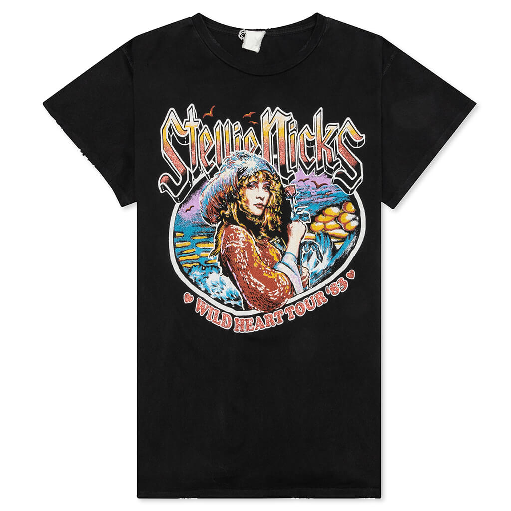 Stevie Nicks Wild Heart Tour Tee - Coal Pigment, , large image number null