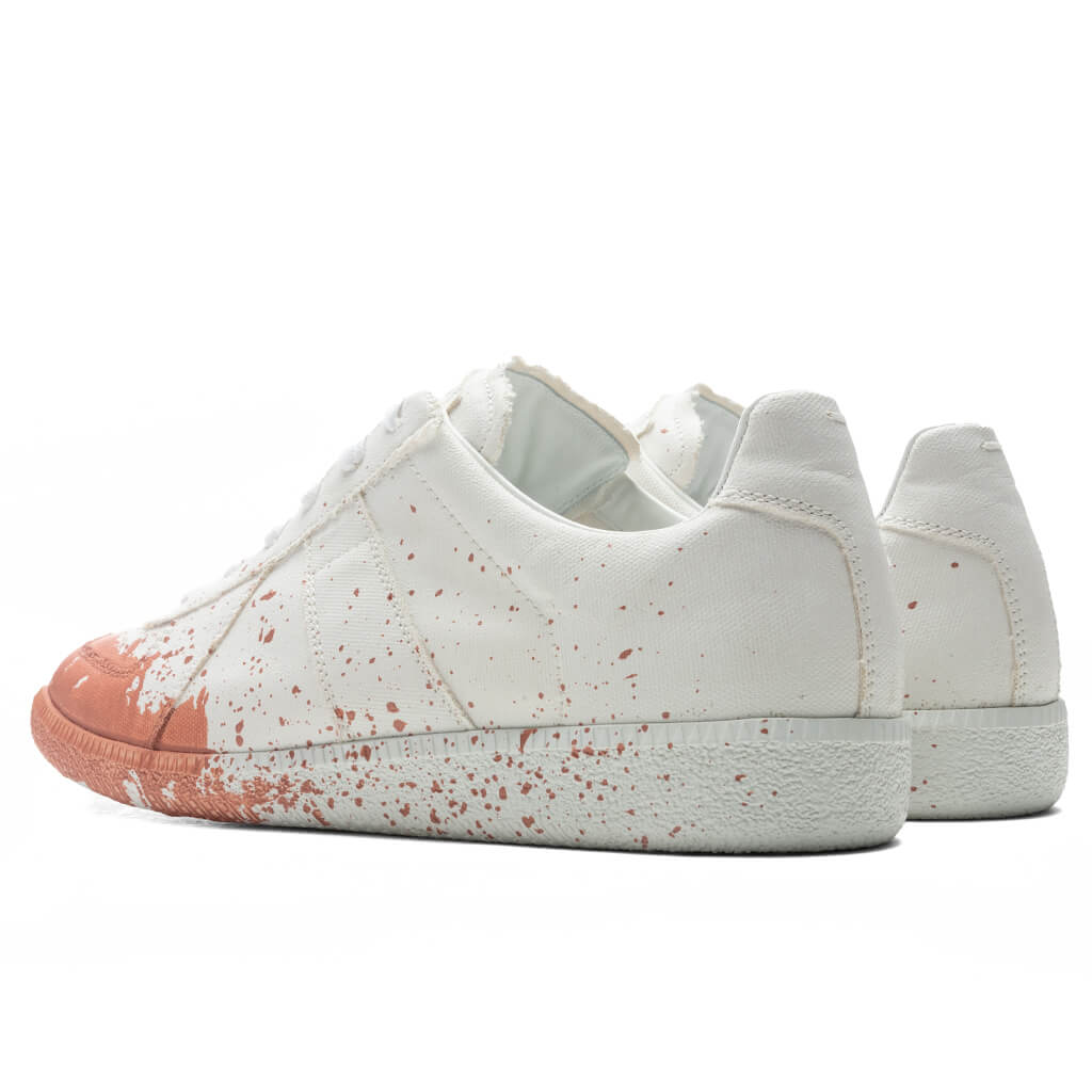 Replica Paint Splatter Sneakers - White/Coquille, , large image number null