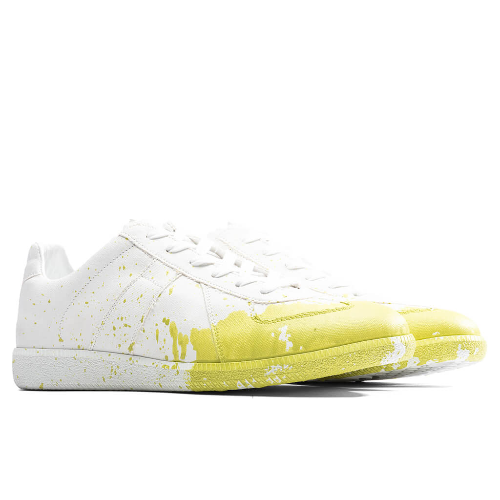 Paint Splatter Sneakers - White/Cedro
