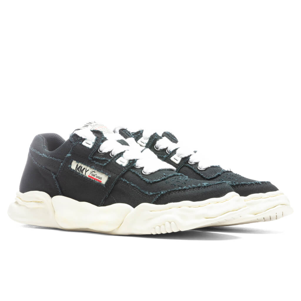 Parker Low OG Sole Canvas Sneaker "Perforated" - Black, , large image number null
