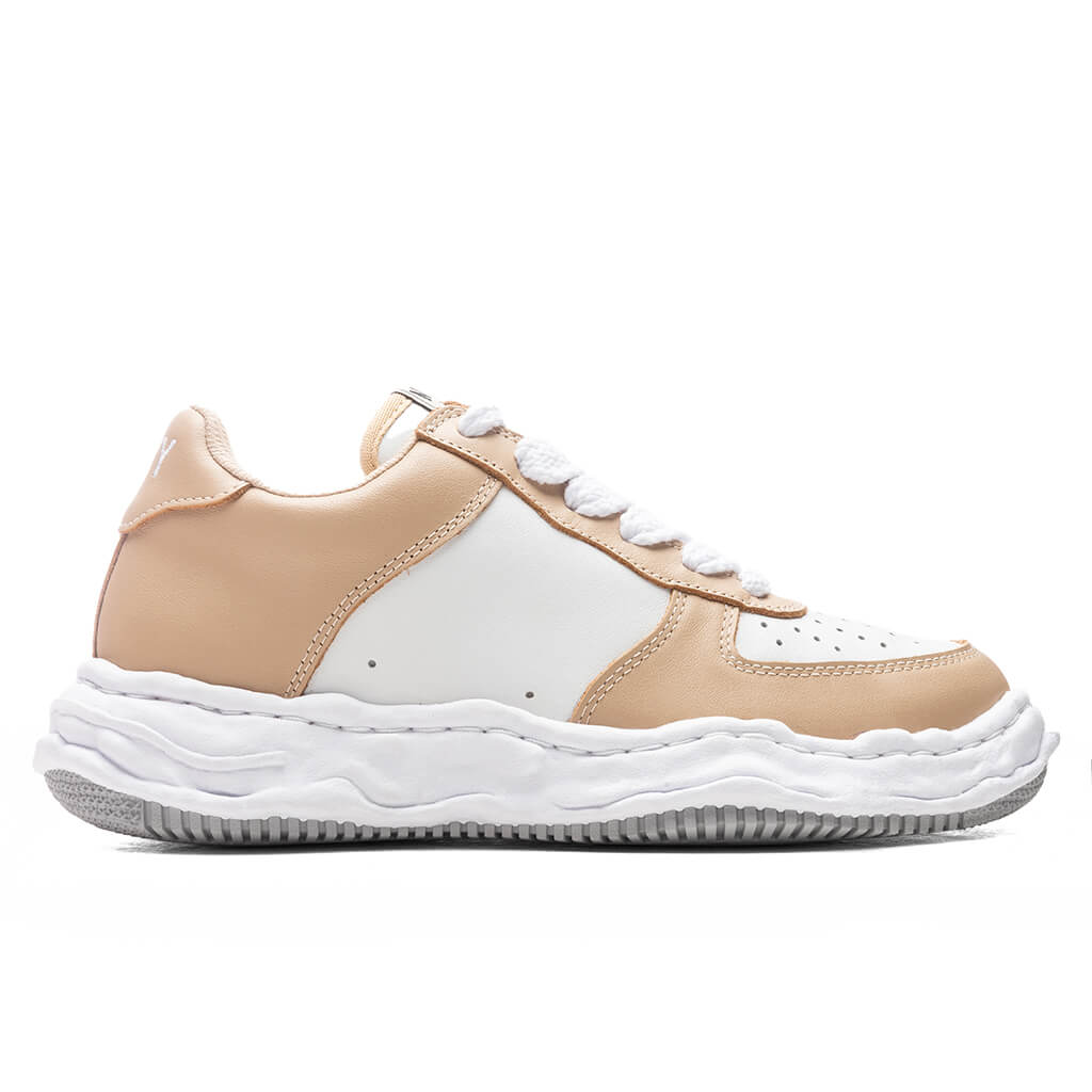 Wayne Low OG Sole Leather Sneaker - Beige/White