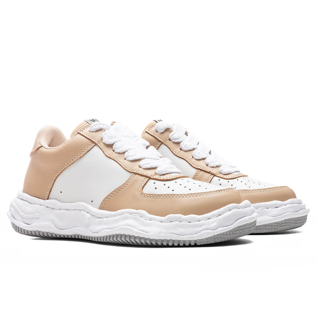 Wayne Low OG Sole Leather Sneaker - Beige/White, , large image number null