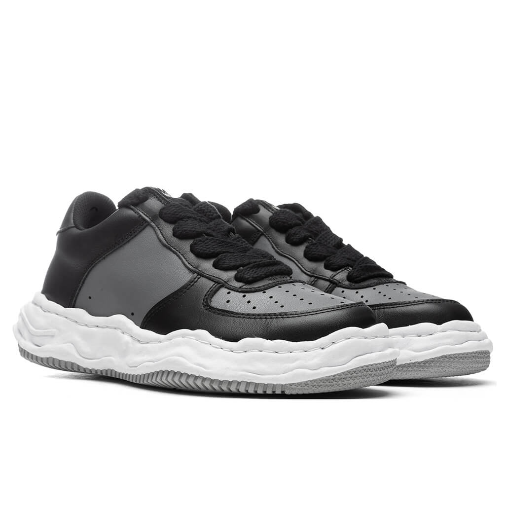 Wayne Low OG Sole Leather Sneaker - Black/Grey