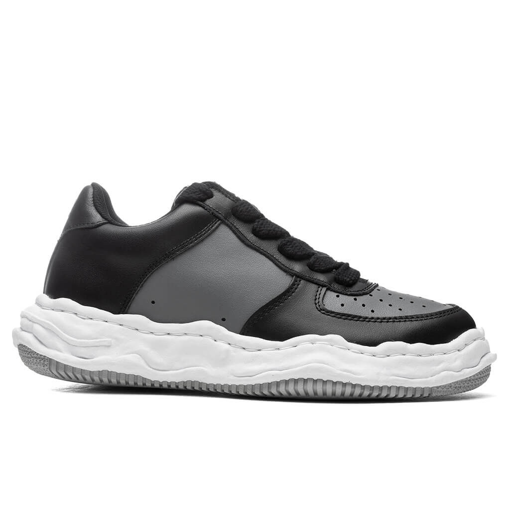 Wayne Low OG Sole Leather Sneaker - Black/Grey