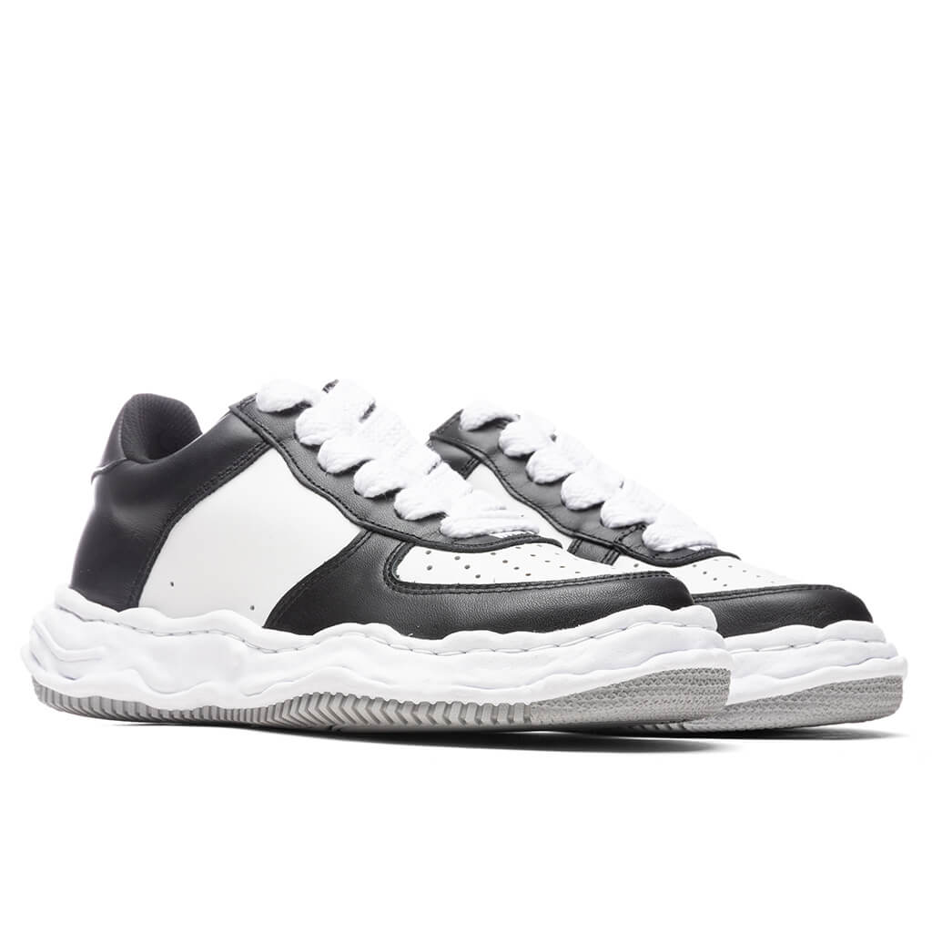 Wayne Low OG Sole Leather Sneaker - Black/White