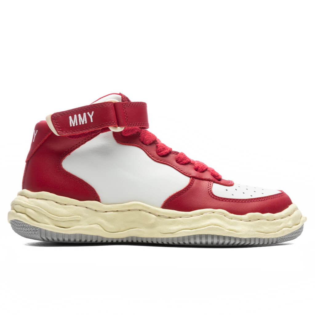 Wayne Vintage Color Sole Leather High - Red/White