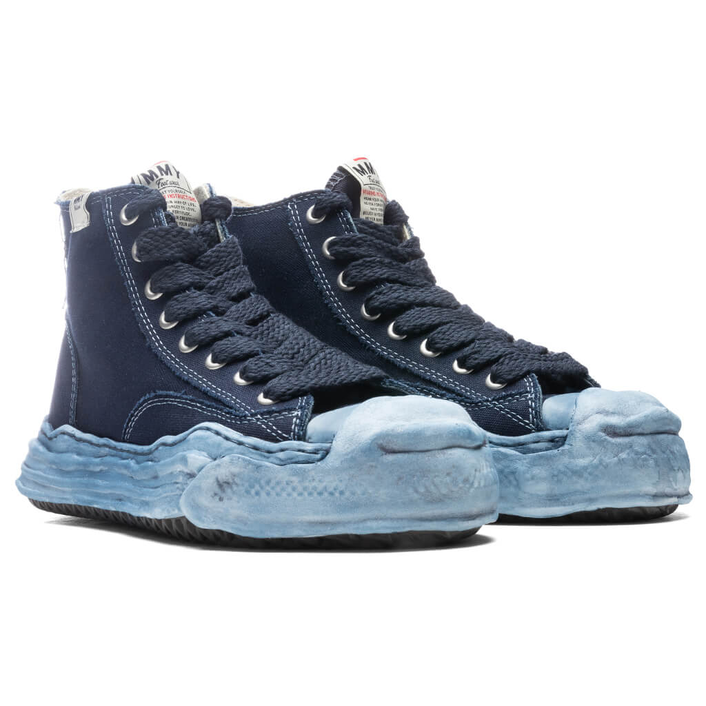 Hank High OG Sole Over Dyed Canvas Sneaker - Navy